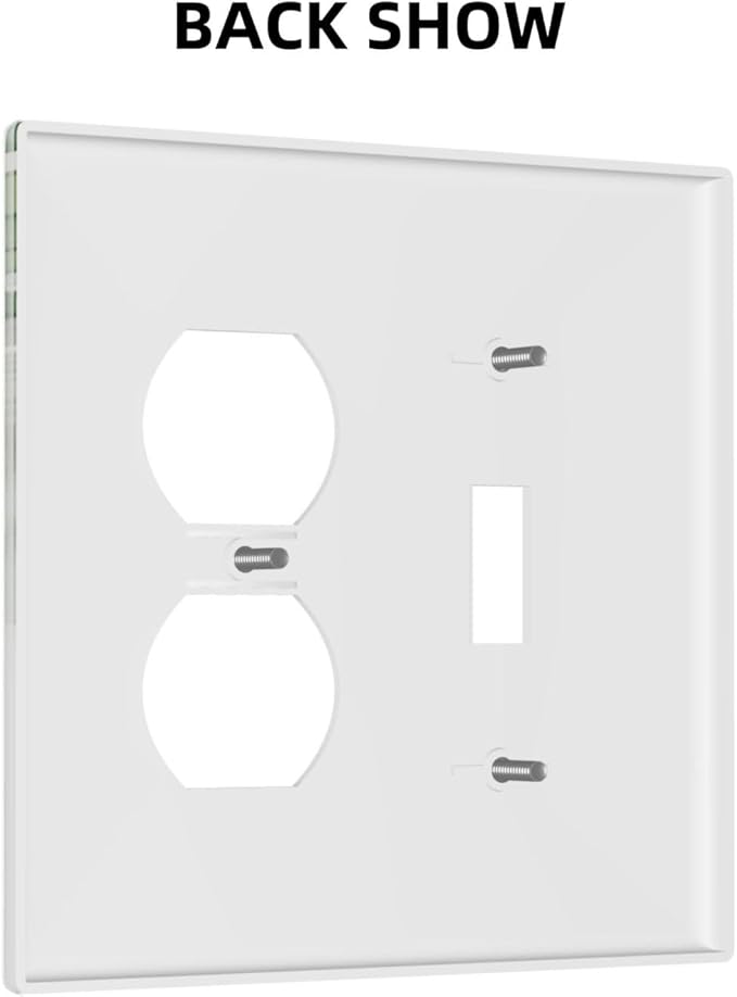Deer Banana Leaves Palm Trees Green Plants Wallplates 1 Toggle 1 Duplex Switch Plate Electrical GFCI Faceplate Decorative Light Switch Covers for Bed Room Living Room Decor