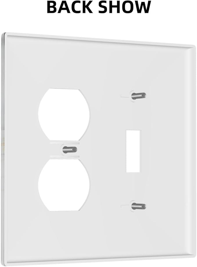 Gold Marble Grey Art Abstract Luxury Print Wallplates 1 Toggle 1 Duplex Switch Plate Electrical GFCI Faceplate Decorative Light Switch Covers for Kitchen Bathroom Decor