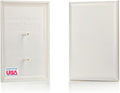 Paintable Childproof Wall Outlet Cover – 2 Pack Blank Electrical Outlet Cover for Baby Safety and Room Cohesion