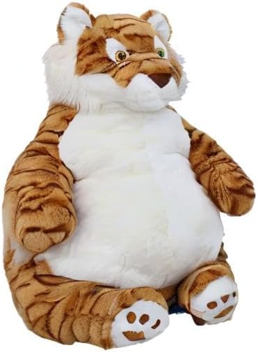 Tiger Weighted Stuffed Animals, 17" 3.5 lbs Weighted Tiger Plush Large Weighted Plush Animal Toy Pillow Gifts for Boys and Girls