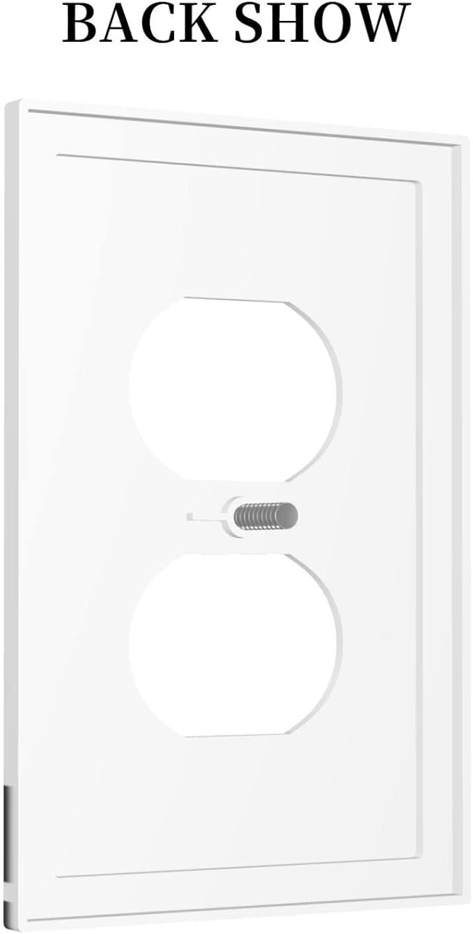 1 Gang Outlet Plate Duplex Decorative Outlet Covers Video Game Decor Gamer Room Electrical Receptacle Lightswitch Faceplate 5" X 3"