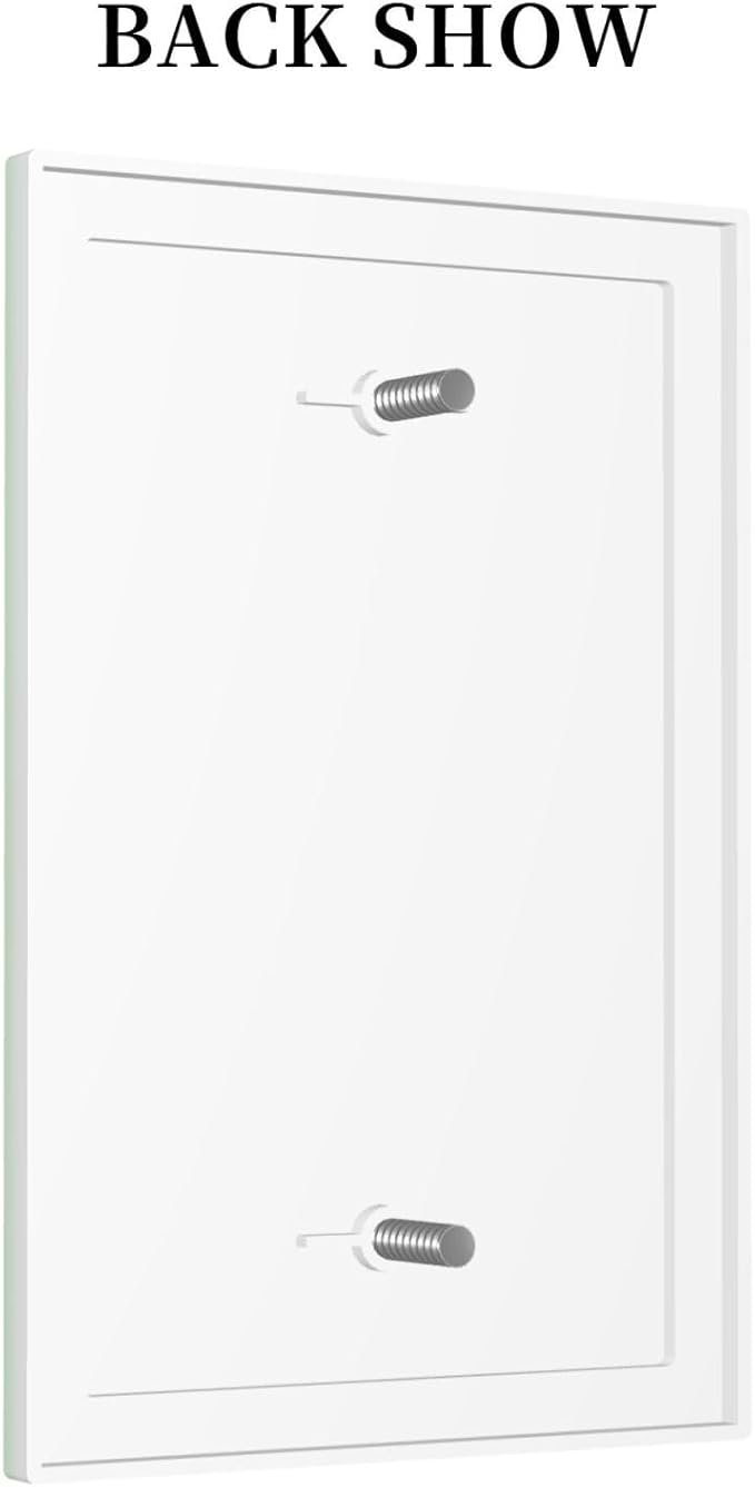 Green Decorative 1 Gang No Device Blank Wall Plate Blank Light Switch Cover Switchplate Electric Unused Faceplate Covers