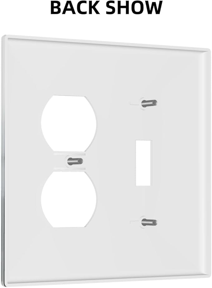 Forest Pine Forest Foggy Mountain Natural Scenery Wallplates 1 Toggle 1 Duplex Switch Plate Electrical GFCI Faceplate Decorative Light Switch Covers for Bed Room Living Room Decor