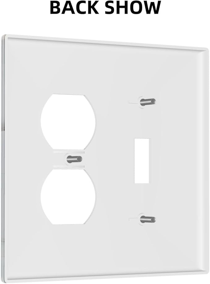 Gray And Gold Marble Abstract Luxury Print Wallplates 1 Toggle 1 Duplex Switch Plate Electrical GFCI Faceplate Decorative Light Switch Covers for Bathroom Kitchen Bedroom Decor