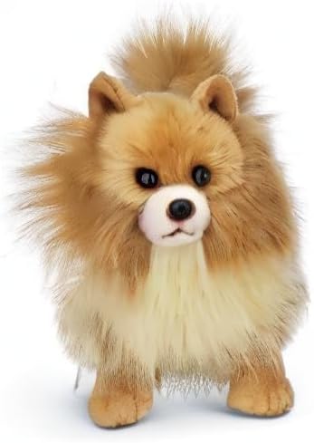 Bearington Rudy The Pomeranian Plush, 13 Inch Pomeranian Stuffed Animal, for Ages 3-14