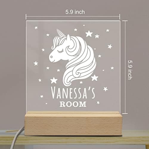 Unicorn Night Light, Night Light, Custom Name Night Light, Kids Bedroom, Nursery Night Light, Personalized Night Light, Childs Playroom, Gift for Kids