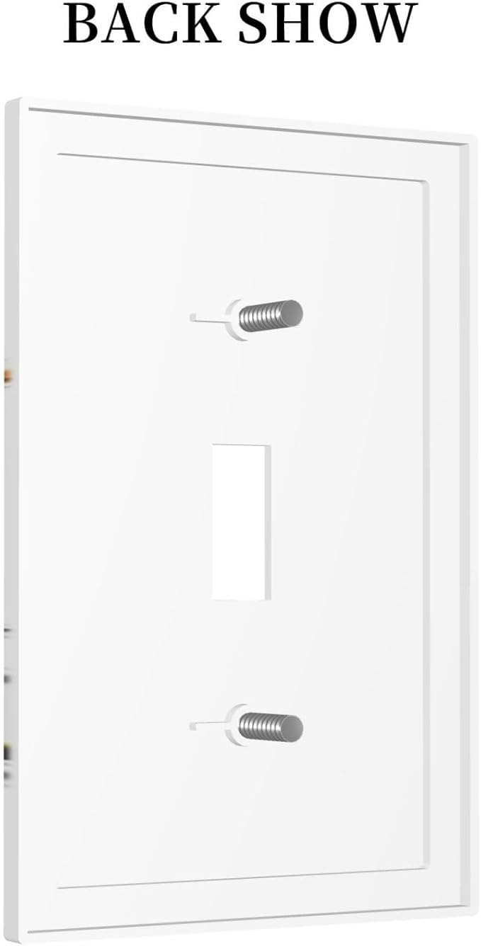Yellow Truck Cartoon Transportation 1 Gang Light Switch Cover Decorative Single Toggle Wall Plate Switchcovers Electrical Switchplate Home Decor for Kidroom Living Room Bedroom Decorate