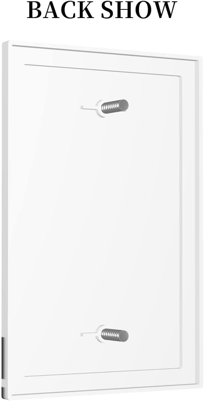 Single Blank Wall Plates Gamer Room Video Game Decor Light Switch Cover Decorative No Device Faceplate for Bathroom Bedroom Home Decorate
