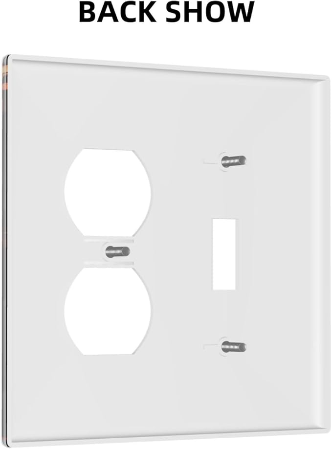 Medieval Fantasy Castle Magic Academy Wallplates 1 Toggle 1 Duplex Switch Plate Electrical GFCI Faceplate Decorative Light Switch Covers for Kids Room Bedroom Decor