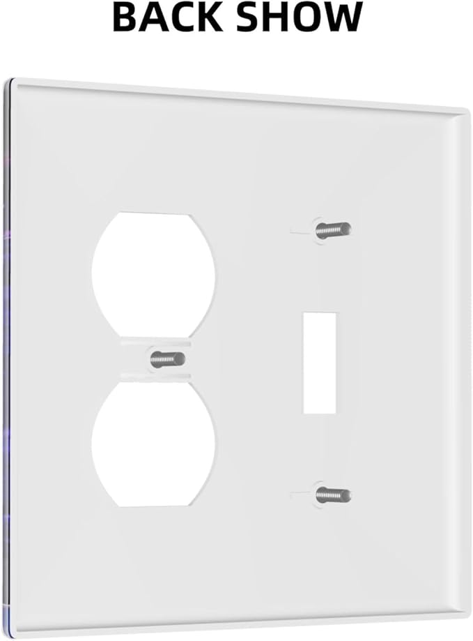 Astronaut Space Cool Galaxy Planet Wallplates 1 Toggle 1 Duplex Switch Plate Electrical GFCI Faceplate Decorative Light Switch Covers for Kids Room Nursery Decor