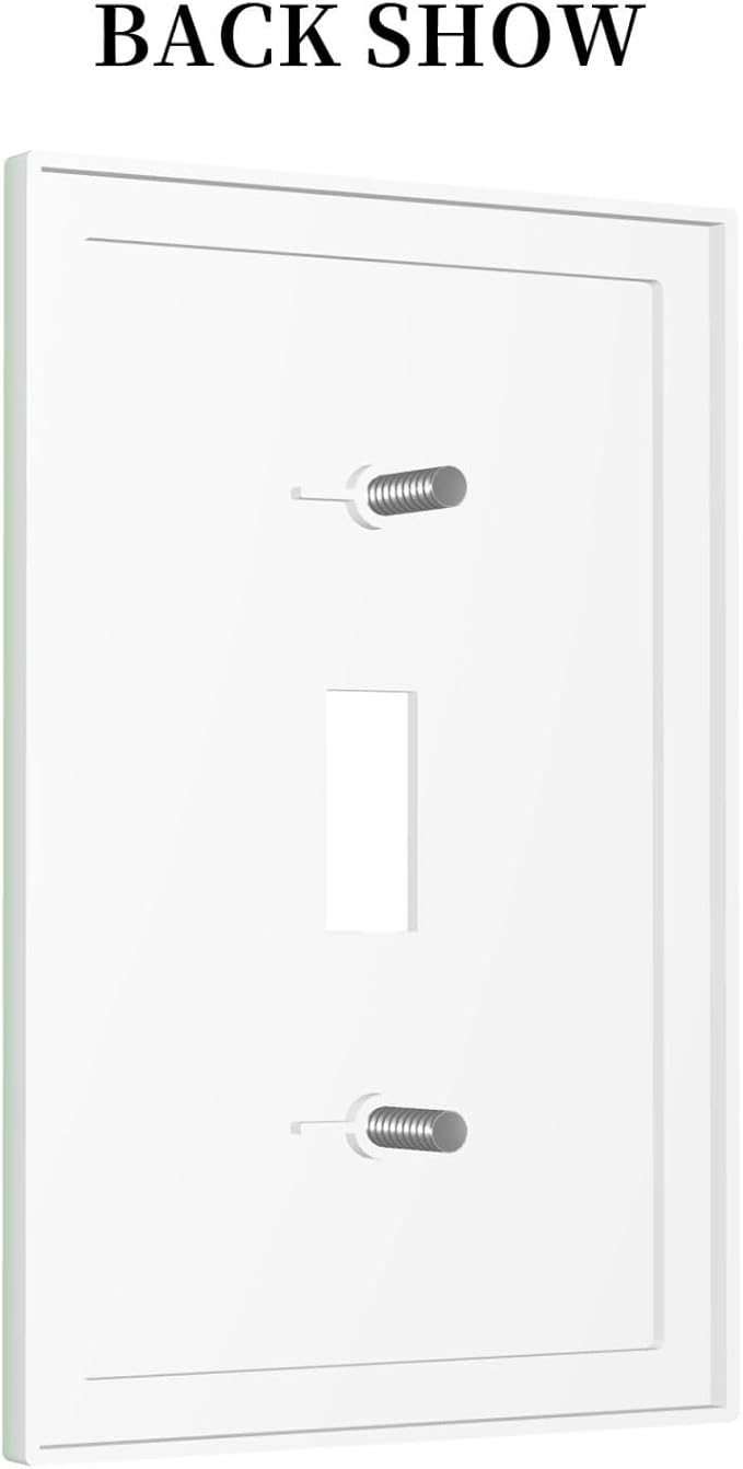 Green 1 Gang Light Switch Cpver Outlet Covers Decorative Single Toggle Wall Plate Electrical Switchplate Faceplate