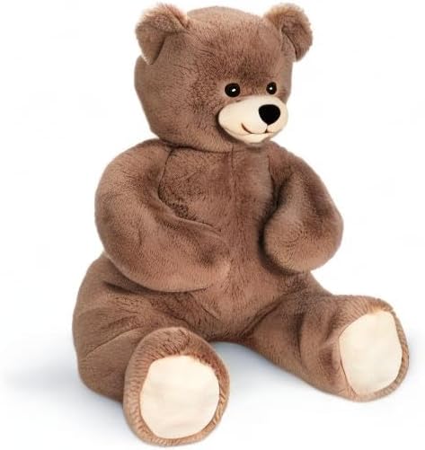 Vermont Teddy Bear Giant Teddy Bear Stuffed Animal | 4 Foot Teddy Bear Plush Toy | Emotional Support Plush for Baby Shower Decorations for Kids and Adults | Crafted in the USA