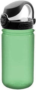 Nalgene Sustain Tritan BPA-Free Kids On The Fly Water Bottle Made with Material Derived from 50% Plastic Waste, Leak Proof, Durable, BPA Free, Carabiner Friendly, Reusable, 12 oz