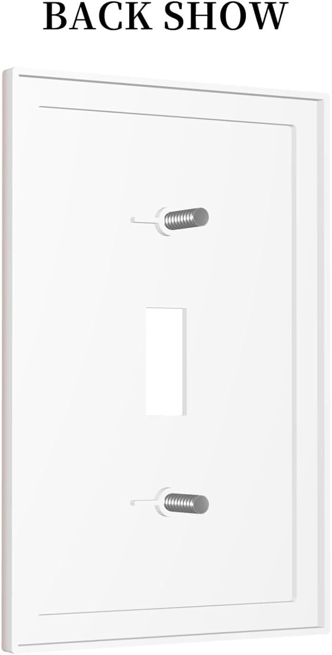 Pink 1 Gang Light Switch Cpver Outlet Covers Decorative Single Toggle Wall Plate Cute Trendy Funky Girl Girly Woman Electrical Switchplate Faceplate