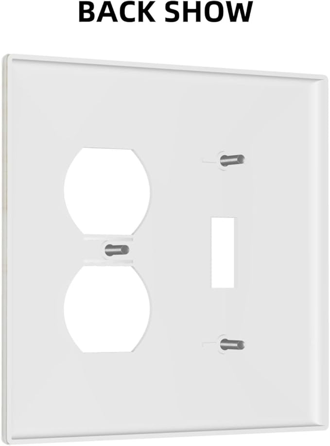 Outlet Covers Beige Gold Marble Abstraction Morden Art 2 Gang Decorative Switch Plates 1 Toggle Duplex Combo Light Switch Cover GFCI Socket Cover WallPlates for Kitchen Bathroom Decor