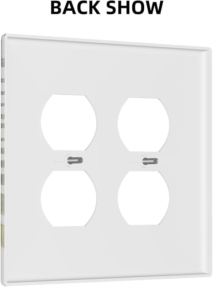 Beautiful Boho Mid Century Large Archs Sun Leaves Plants Outlet Covers 2 Gang Double Duplex Decorative Light Switch Covers Electrical Wallplates Socket Faceplate for Bedroom Living Room Decor