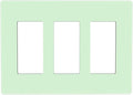 Green 3 Gang Triple Rocker/Decorator Light Switch Wall Plate Cover Decorative GFCI Electrical Faceplate Switchplate Dimmer