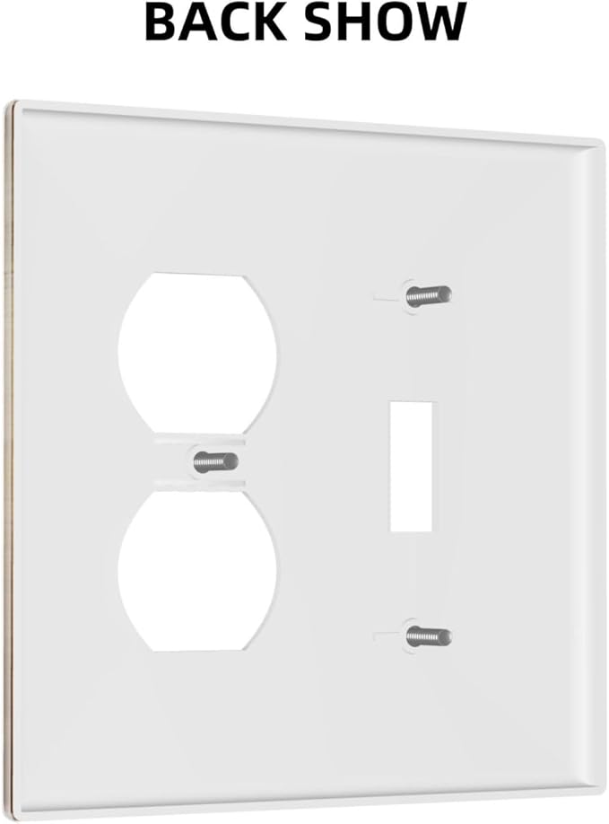 Decorative Art Light Switch Covers Birds on Branches 2 Gang Single Toggle Duplex Combination Electrical Faceplate Switchplate Wall Plate for Home Decor