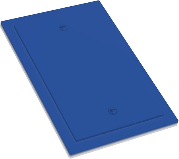 Blue Decorative 1 Gang No Device Blank Wall Plate Blank Light Switch Cover Switchplate Electric Unused Faceplate Covers