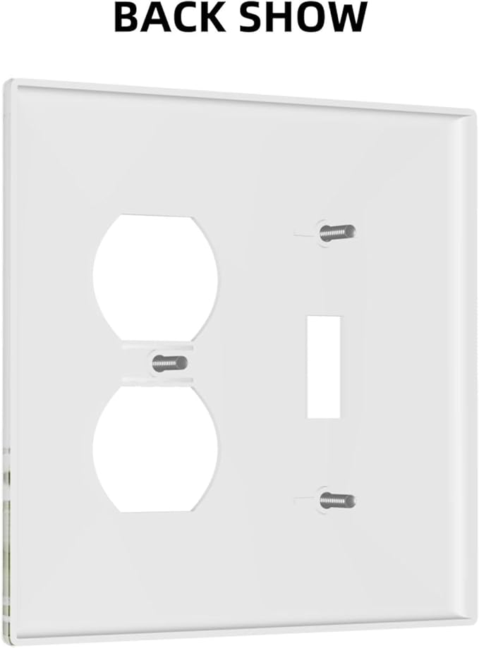 Green Eucalyptus Plant Leaves Vine Wallplates 1 Toggle 1 Duplex Switch Plate Electrical GFCI Faceplate Decorative Light Switch Covers for Bed Room Living Room Decor