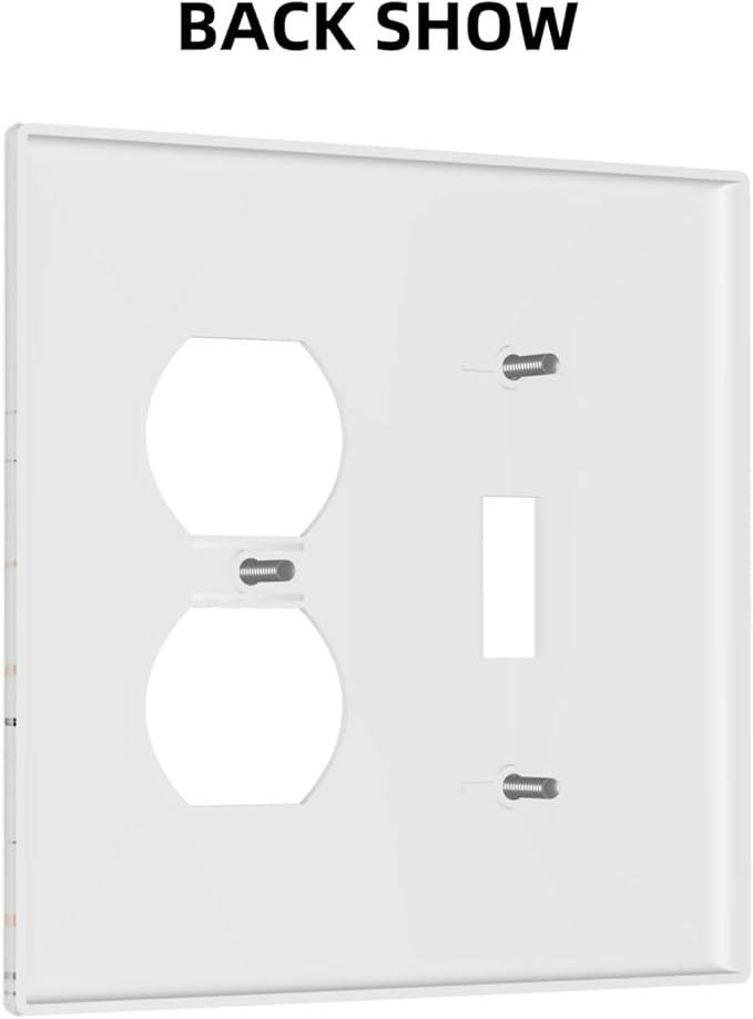 Wallplates Country Watercolor Flowers Art Wildflower 1 Toggle 1 Duplex Switch Plate Electrical GFCI Faceplate Decorative Light Switch Covers for Bedroom Cabin Decor