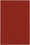 Red Decorative 1 Gang Blank Wall Plate, One Gang Wine/Brown Red No Device Light Switch Cover Electric Unused Switch Face Wallplate Covers
