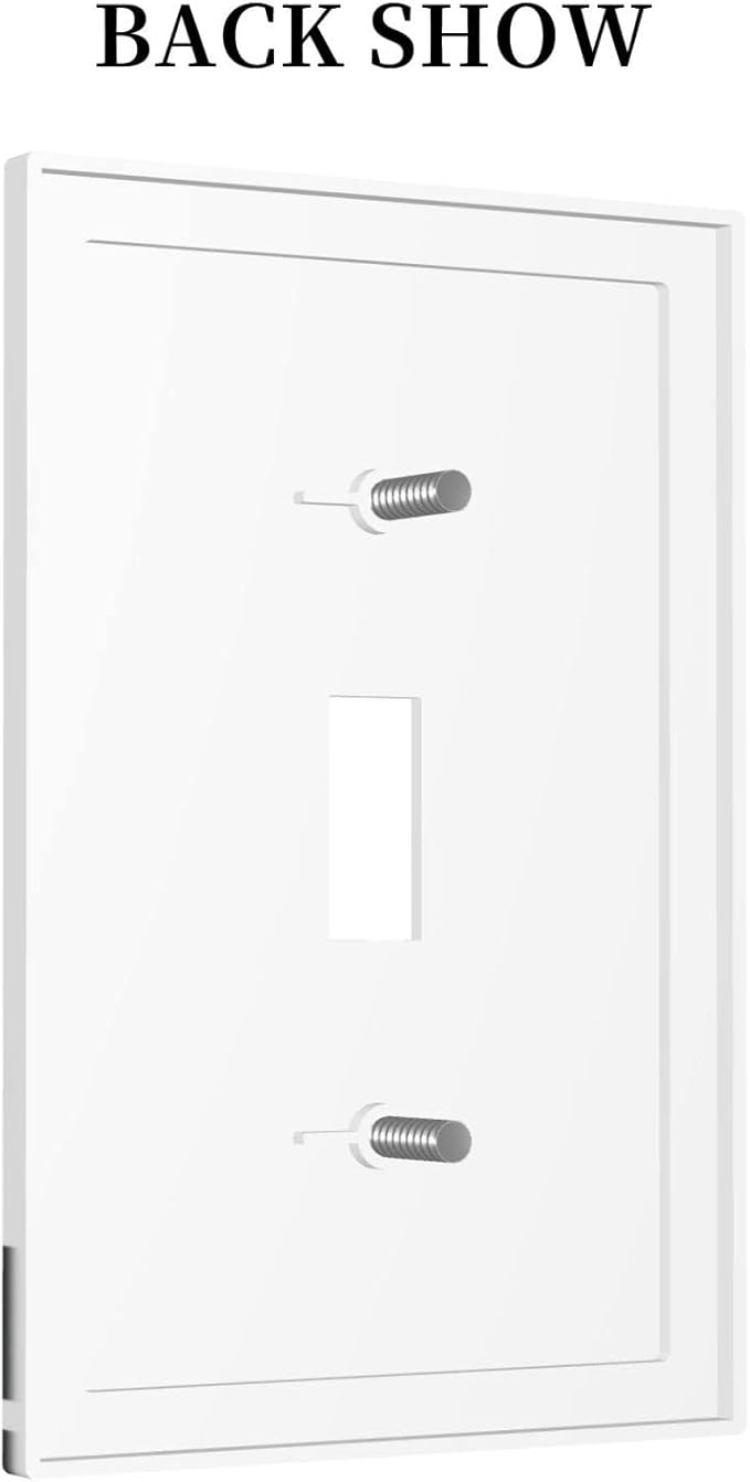 1 Gang Light Switch Cover Video Game Decor Single Toggle Wall Plates Decorative Gamer Room Switchplate Covers Decorative for Kitchen Living Room Accessories Decor