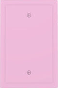 Light Purple Decorative 1 Gang No Device Blank Wall Plate Lavender Girly Fashion Trendy Elegant Luxury Solid Purple Light Switch Cover Switchplate Electric Unused Faceplate Covers