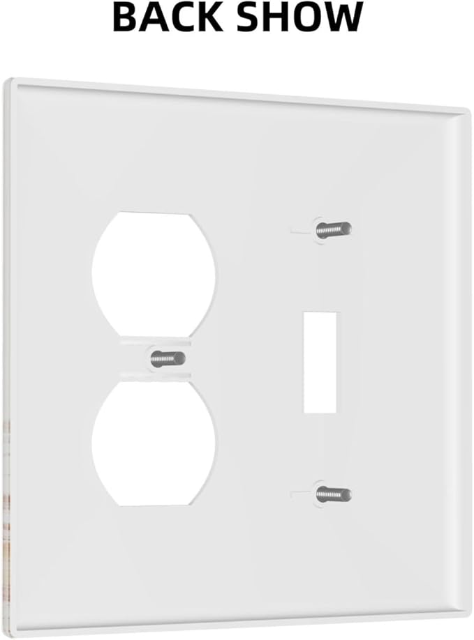 Outlet Covers Boho Floral Watercolor Flower Pattern 1 Toggle 1 Duplex Switch Plate Covers Electrical Light Switch Cover Plate Decorative Wall Plate Socket Cover for living Room Home Decor