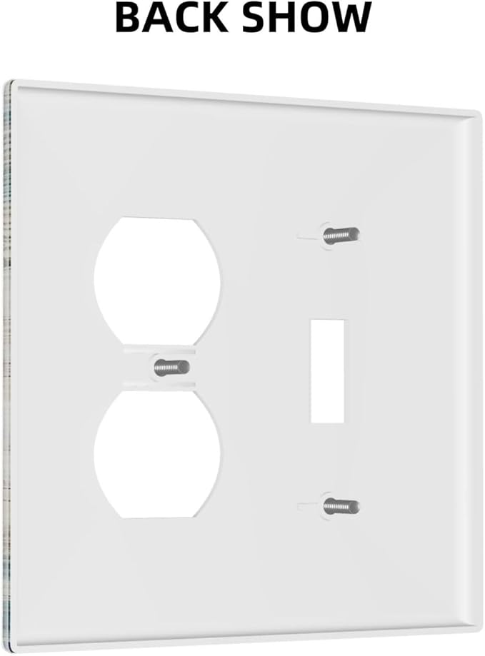 Blue Green Sea Turtle Tropical Ocean Coral Nautical Map Wallplates 1 Toggle 1 Duplex Switch Plate Electrical Gfci Faceplate Decorative Light Switch Covers For Bed Room Bathroom Decor