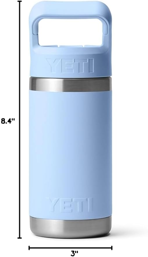 YETI Rambler Jr. 12 oz Kids Bottle, with Straw Cap