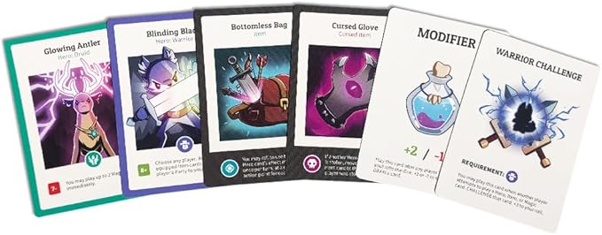 Unstable Games - Here to Slay Warriors & Druids Expansion Pack - Designed to be Added to Your Here to Slay Base Game - Great for Family Game Night