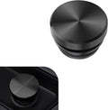 WZP Cigarette Lighter Plug Cover, Aluminum Cigarette Lighter Socket Cover Cap, Dustproof Waterproof Plug Covers Replacement, Universal for Car Power Port Outlet with Standard 12V Power Source (Black)