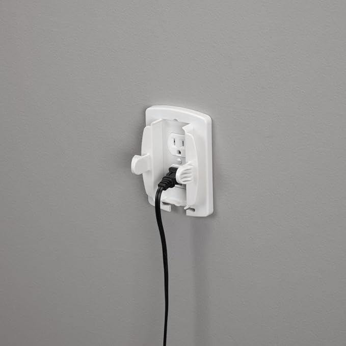 Safety 1st Outlet Cover with Cord Shortener for Baby Proofing (Pack of 12)