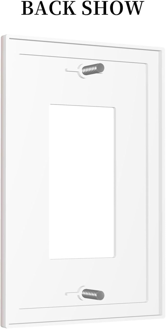 Pink Decorative 1 Gang Rocker/Decorator Outlet Light Switch Wall Plate Cover Faceplate Face Switch GFCI Outlet Cover Plate