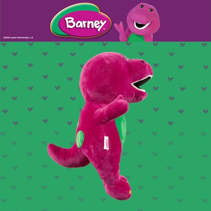 Collectibles Barney Classic Bedding Super Soft Plush Decorative Throw Pillow, (Officially Licensed Product) By Franco