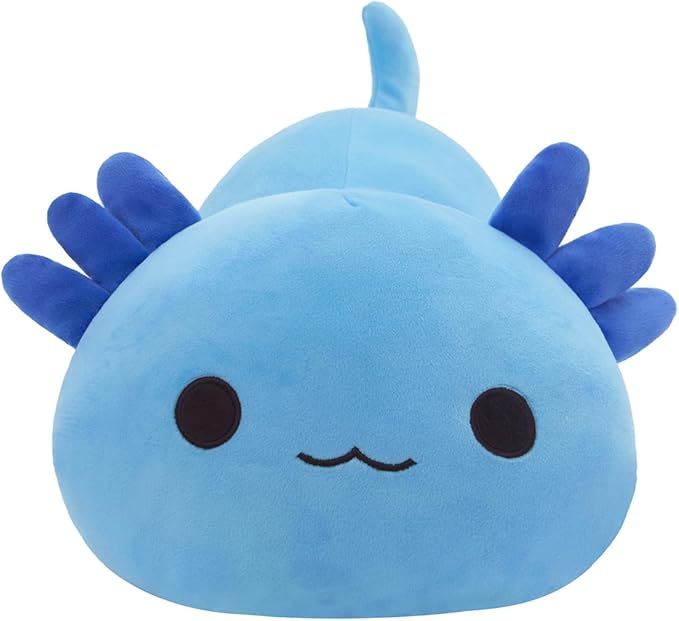 Axolotl Plush Toy, Cute Blue Axolotl Plush Pillow for Kids, 20’’ Kawaii Stuffed Animal Salamander Soft Plushies for Girls Girlfriend