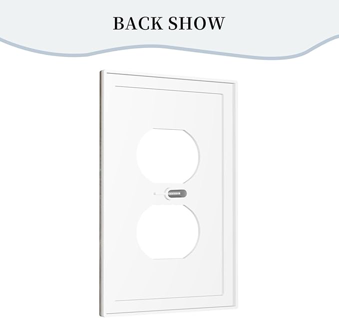 Decorative Outlet Covers Tan Brown Rustic Abstract Wood Vintage Wooden 1 Gang Duplex Light Switch Cover Plate Electrical Switch plates WallPlates Socket Covers for Farmhouse Home Decor