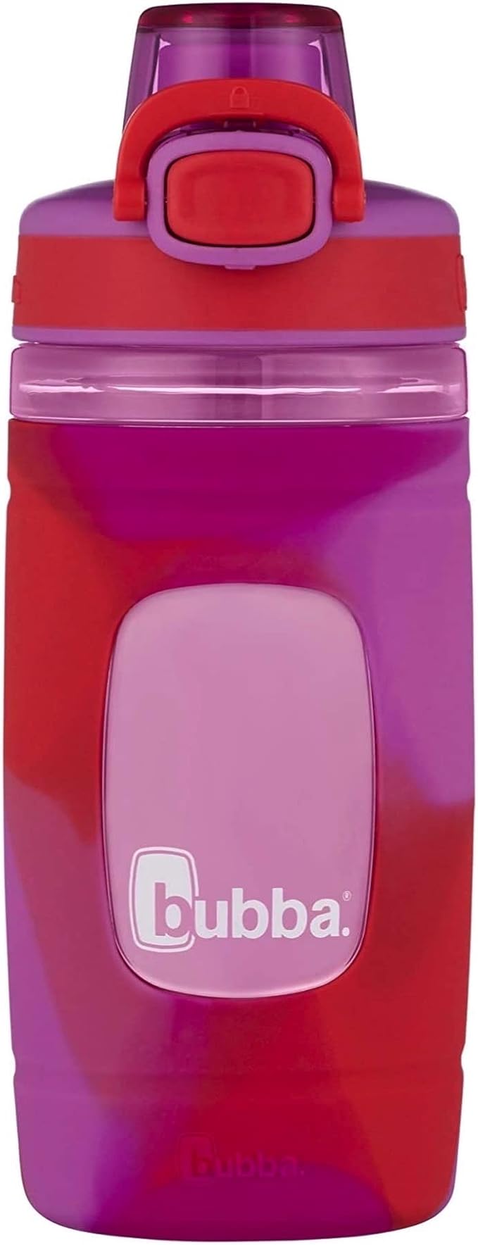 Bubba Flo Kids Water Bottle with Silicone Sleeve, 16oz., Watermelon and Wild Berry