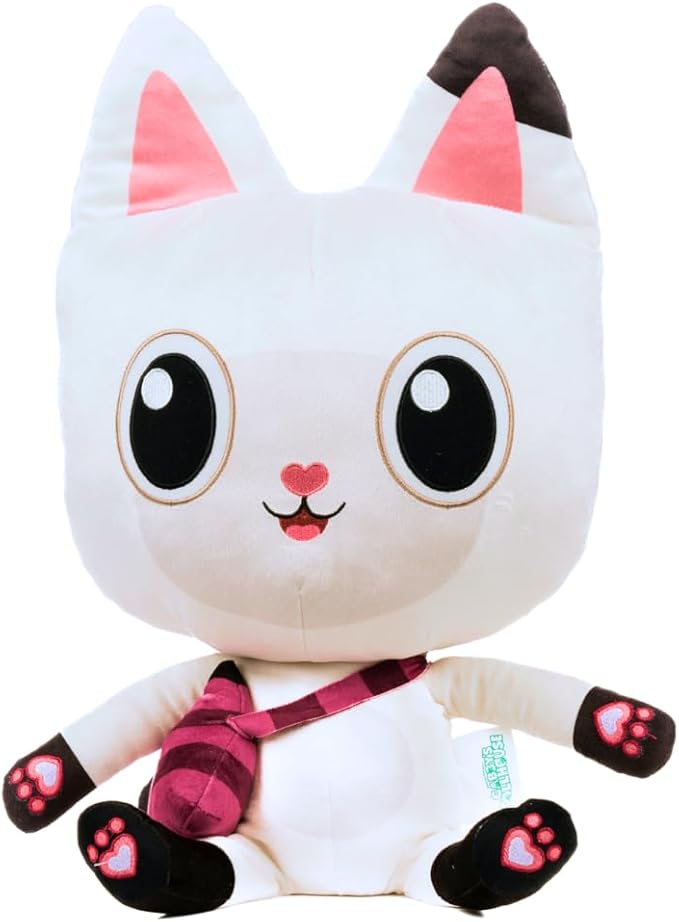 DreamWorks Gabby's Dollhouse Pandy Paws Bedding Super Soft Cozy Cuddle Pillow Buddy, (Officially Licensed Product) By Franco