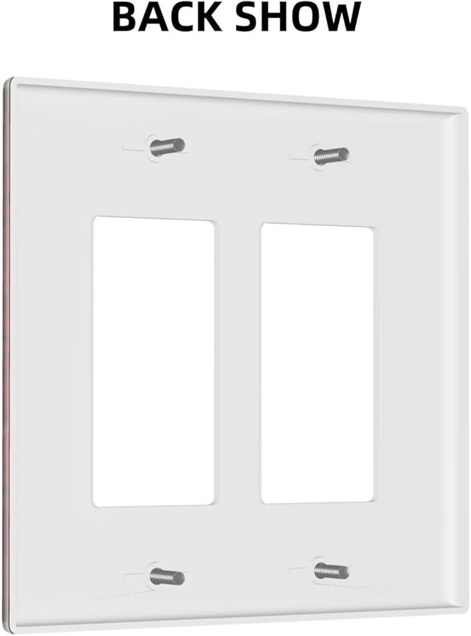 Outlet Covers Red Black Spider Web 1 Gang Duplex Light Switch Cover Plate Decorative Wall Plates Electrical Switchplate Receptacle for Kids Room Home Decor（2 Pack）