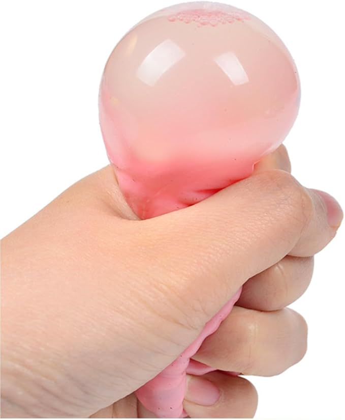 1Pcs Squishy Brain Fidget Splat Ball Stress-Relieving Sensory Soft Prop Tool Funny Fake Brain Halloween Decoration Props