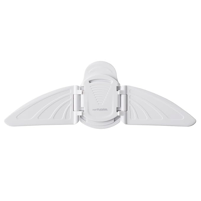 Toddleroo by North States - Sliding Door & Window Lock for Baby Proofing: Sliding Door Lock for Child Safety - Pack of 1 - White