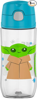 THERMOS FUNTAINER 16 Ounce Plastic Hydration Bottle with Spout, MANDALORIAN (Pack of 6)