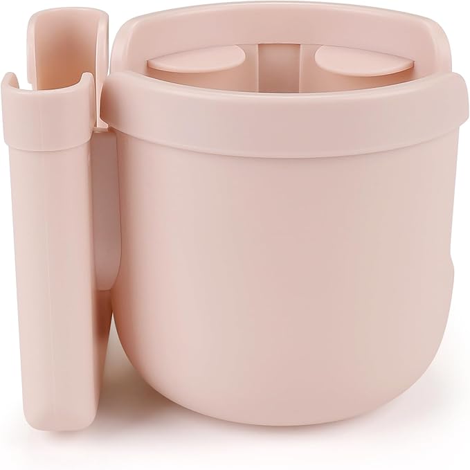 Accmor Stroller Cup Holder with Phone Holder, Bike Cup Holder, Universal Cup Holder for Uppababy Nuna Doona Strollers, 2-in-1 Cup Phone Holder for Stroller Bike Accessory