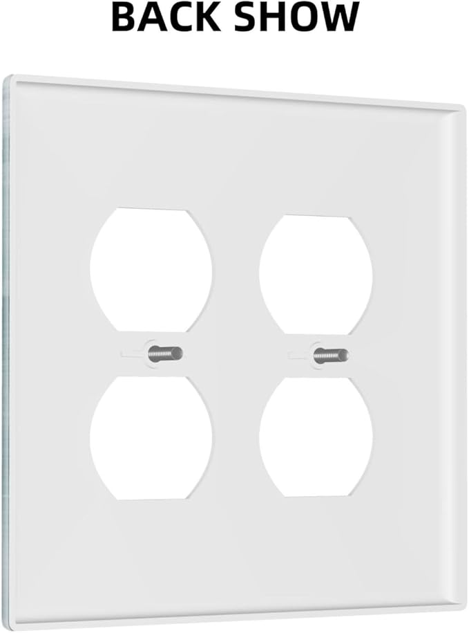 Decorative Light Switch Cover Plate Teal Daisy Floral Butterfly Vintage Wood 2 Gang Decorative Switch Plates 1 Toggle Duplex Combo Outlet Covers GFCI Plug Covers Wallplates for Bathroom Bedroom Decor
