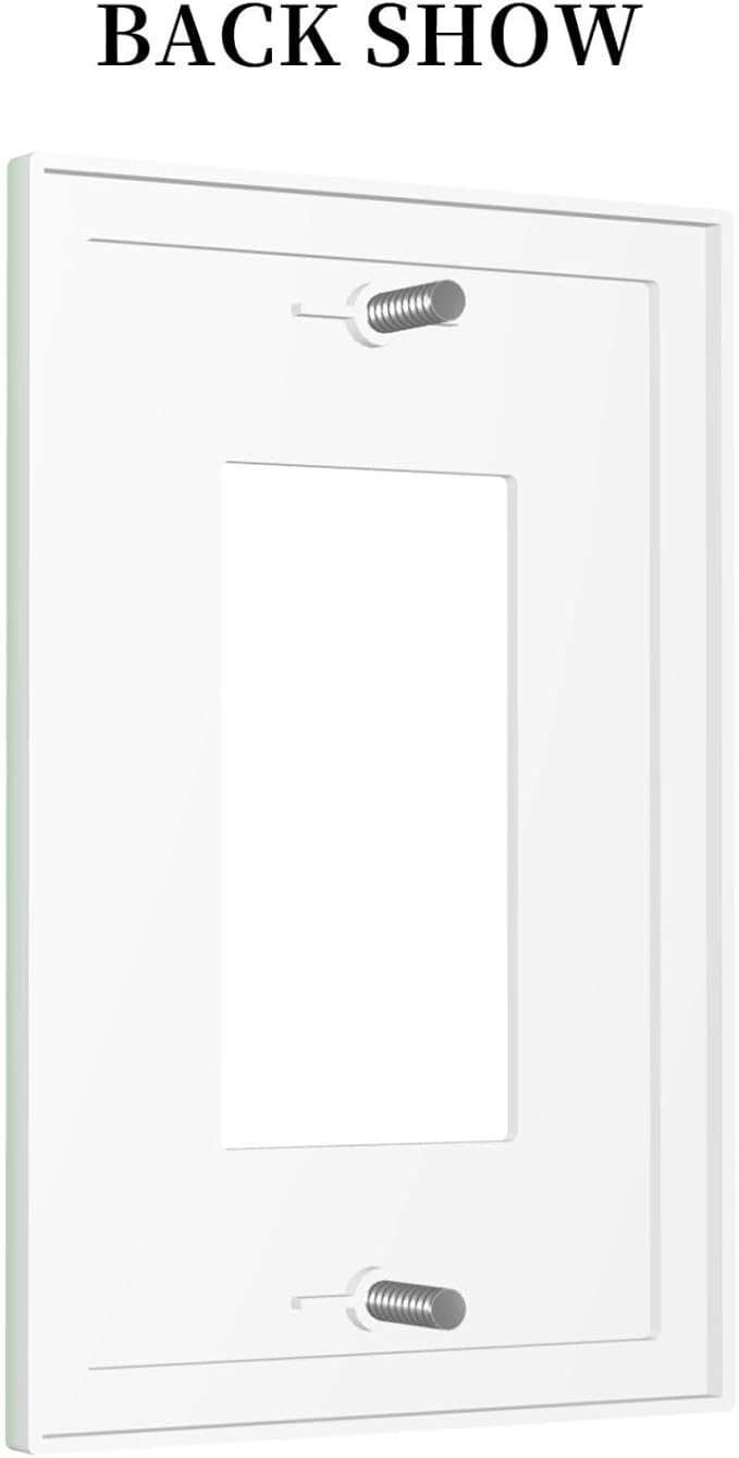 Green Decorative 1 Gang Rocker/Decorator Outlet Light Switch Wall Plate Cover Faceplate Face Switch GFCI Outlet Cover Plate