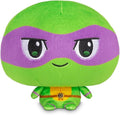 TeeTurtle Cloudheads Donatello Plush - 5-Inch Official Teenage Mutant Ninja Turtles Stuffed Animal with Embroidered Details - Soft Cuddly Plush Toys for Kids, Teens, and Adults
