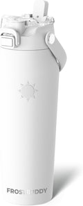 Frost Buddy 24oz Insulated Water Bottle with Straw & Chug Lid | Leak-Proof Stainless Steel | 24-Hours Cold | Sweat-Proof, Cup Holder Friendly | Ideal for Gym, Travel, Sports & Everyday Hydration