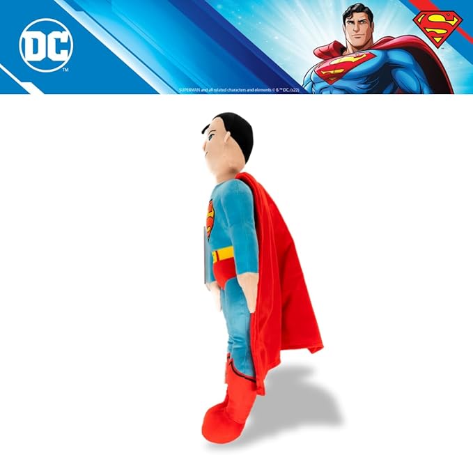 Superman Plush Cuddle Pillow Buddy 20 Inch, Kids Bedding Super Soft & Cozy, DC Superhero, (Officially Licensed Product) by Franco